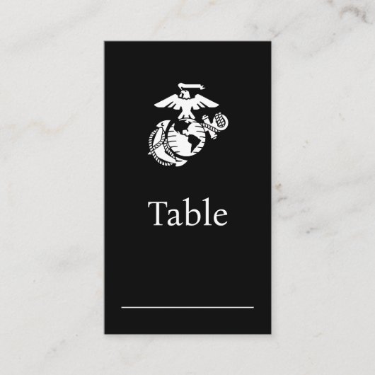 1色EGA – 白色 プレイスカード (正面)