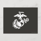 1色EGA – 白色 ポストカード (正面)