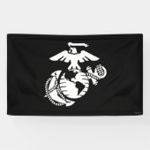 1色EGA – 白色 横断幕 (横)