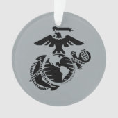 1色EGA – 黒 オーナメント (正面)