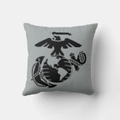 1色EGA – 黒 クッション (裏面)