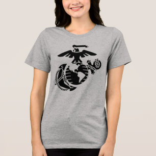 1色EGA – 黒 トライブレンドTシャツ