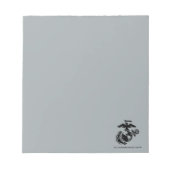 1色EGA – 黒 ノートパッド (正面)