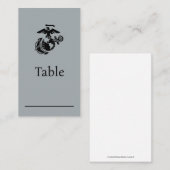 1色EGA – 黒 プレイスカード (正面/裏面)