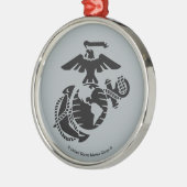 1色EGA – 黒 メタルオーナメント (左)