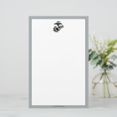 1色EGA – 黒 便箋 (スタンド正面)