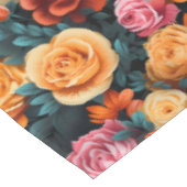 #1花柄 テーブルクロス (アングル)