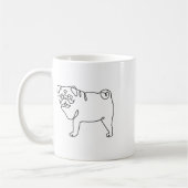 1行パグタトゥー_1 コーヒーマグカップ (左)