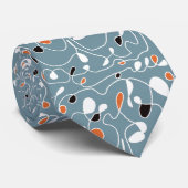 1行パターンのラインアート ネクタイ (ロール)