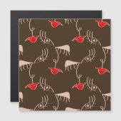 1行女性顔:抽象芸術パターン。 (正面/裏面)