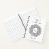 1行1日ジャーナルNewlywedsメモリブック ノートブック (内部)