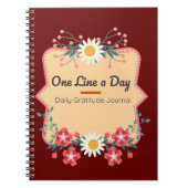 1行1日 – Daily Anthrival Journal ノートブック (正面)