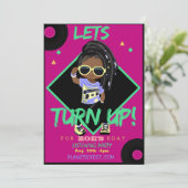 1誕生日パーティーの招待カード(女の子)を表示 (スタンド正面)