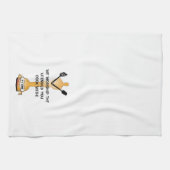 「#1調理師 – 私たちは、あなたが調理師する道具を崇拝する」 キッチンタオル (横)