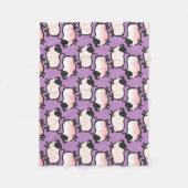 1豚ユーモアのある年誕生日選択カラーフリース フリースブランケット (正面)