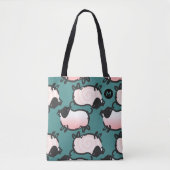 1豚ユーモアのある年2019モノグラム選択カラーバッグ トートバッグ (正面)