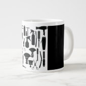 #1貿易ジャンボコーヒーマグのヘアスタイリストのツール ジャンボコーヒーマグカップ (正面右)