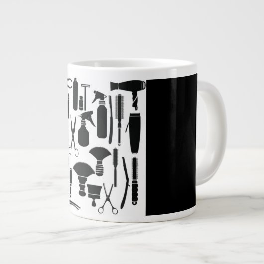 #1貿易ジャンボコーヒーマグのヘアスタイリストのツール ジャンボコーヒーマグカップ (正面右)