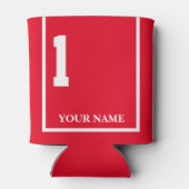 1赤(白馬鞍毛布カスタム) 缶クーラー (裏面)