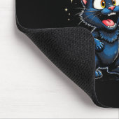 1週間に何晩本を読むべき?6〜7楽しい黒猫 マウスパッド (コーナー)