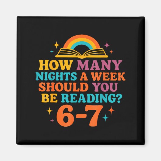 1週間に何晩67ミーを読むべき? マグネット (正面)