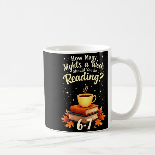 1週間に何晩6 7 Fを読むべきか コーヒーマグカップ (右)