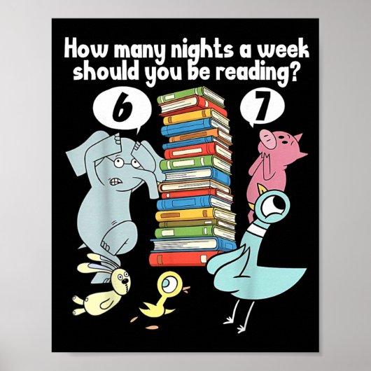 1週間に何晩6~7Tを読んでいるべき? ポスター (正面)