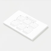 1週間プランナー ポストイット (アングル)