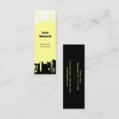 1都心の1の上で スキニー名刺 (正面/裏面)