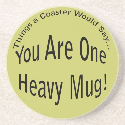 1重マグカップ軽コースター コースター (正面)