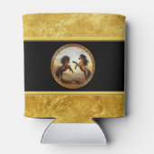 1金ゴールドフレーム馬 缶クーラー (裏面)