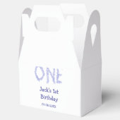 1青グリッター男モダンの子1歳 フェイバーボックス (オープン)