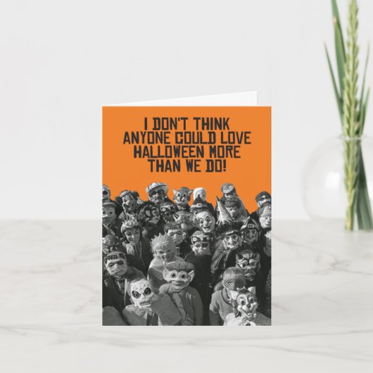 1面白いハロウィンカード – 歯科医師に愛される カード (正面)