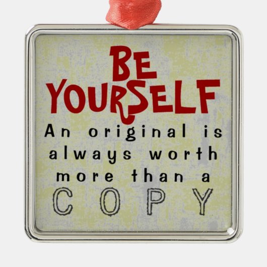 1面/自分自身であってもよい~オーナメント#435 メタルオーナメント (正面)