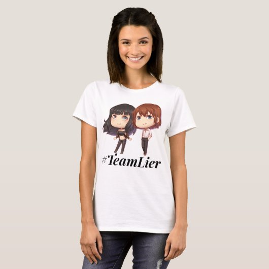 1面#TeamLierティー Tシャツ (正面フル)