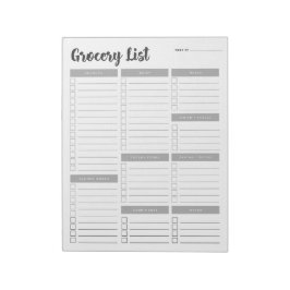 1食料品リストのメモ帳を設定 ノートパッド