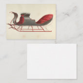 1馬オープンスリー – クリスマス ノートカード (正面/裏面)