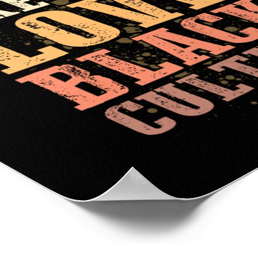 1黒い履歴月サポートギフトマニュエル.Png ポスター (角)