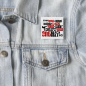 1黒帯2の空手のTシャツ及び服装 缶バッジ (インサイチュ)