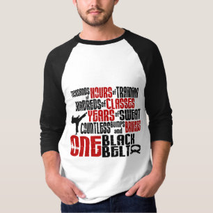 1黒帯2の空手のTシャツ及び服装 Tシャツ