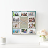 10あなたの両親が所有する唯一の時計 スクエア壁時計 (ホーム)