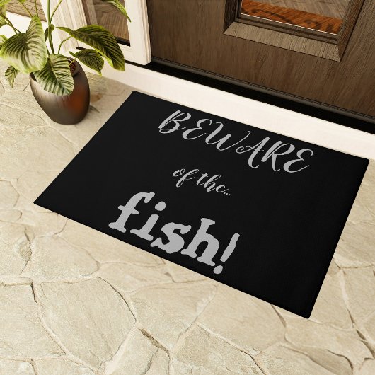 10おもしろい.珍しい魚に気を付け警告なさい ドアマット