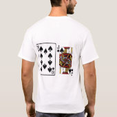 10のスペード、ジャックのスペード Tシャツ (裏面)