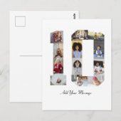 10のフォトコラージュ ポストカード (正面/裏面)