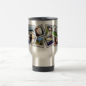 10の写真が付いているカスタムな写真のマグ トラベルマグ (中央)