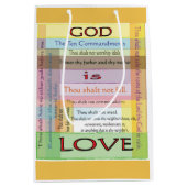 10の命令のギフトバッグ ミディアムペーパーバッグ (正面)