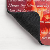 10の命令のマウスパッド マウスパッド (コーナー)