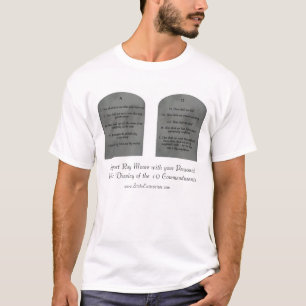 10の命令のローイムーアのワイシャツ(前部) Tシャツ