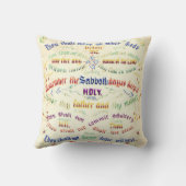 10の命令の書道1889年 クッション (裏面)