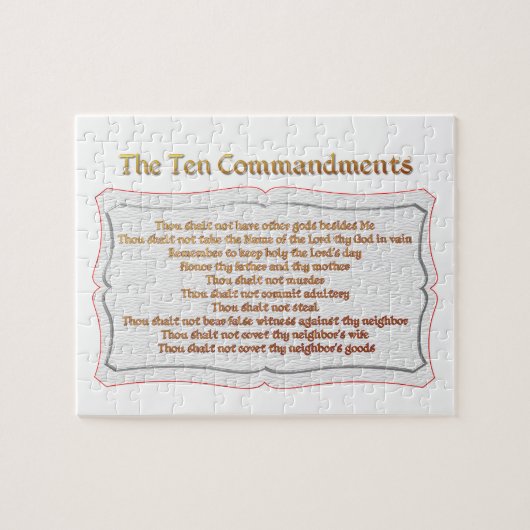 10の命令 ジグソーパズル (横)